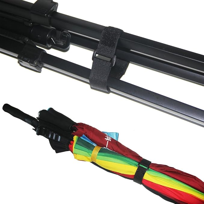 YiwerDer 1 x 12" Hook and Loop Reusable Fastening Nylon Cable Straps, Durable - Image 5