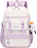 Womens Girls Backpack for School Cute Aesthetic Large Laptop Backpack Kawaii by MININAI