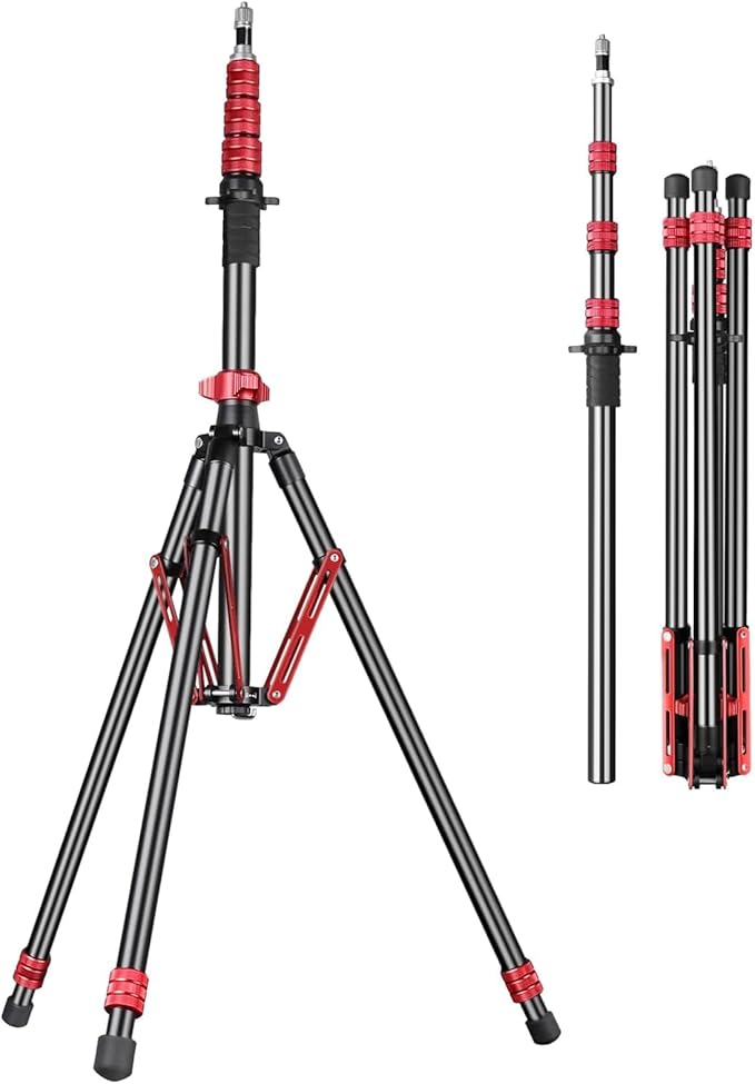 FreeSea Light Stand Aluminum, Adjustable Tripod Stand by FreeSea