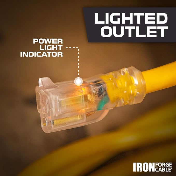 Iron Forge Cable Outdoor Extension Cord 25 Ft - Image 4