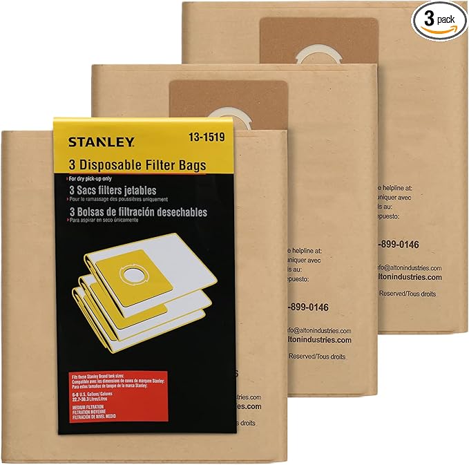 Stanley 13-1519 Disposable Filter Bag by STANLEY