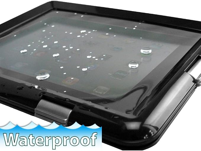 Pyle Universal iPad Waterproof Case, Marine Water Resistant IPX8 Outdoor Rugged - Image 5