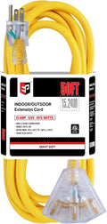 EP 50 Ft 12 Gauge Heavy Duty Extension Cord, 15A 125V 1875W, 3 Outlet by ENERGYPRO