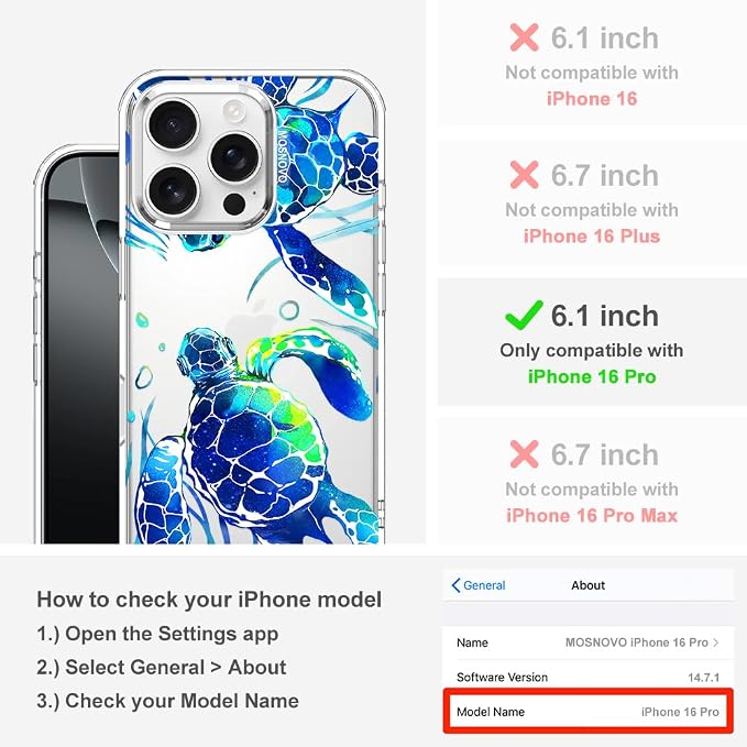 MOSNOVO Case for iPhone 16 Pro - Image 2