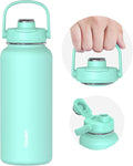TOURIT 40 oz Insulated Water Bottle, Stainless Steel Sports Water Bottles by TOURIT