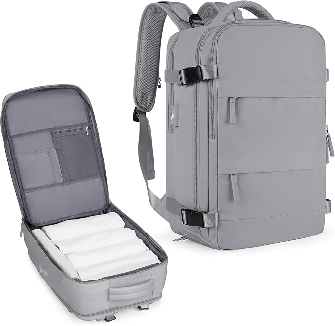 Coowoz Large Travel Backpack For Women Men, Flight Approved, Waterproof Outdoor - Image 8