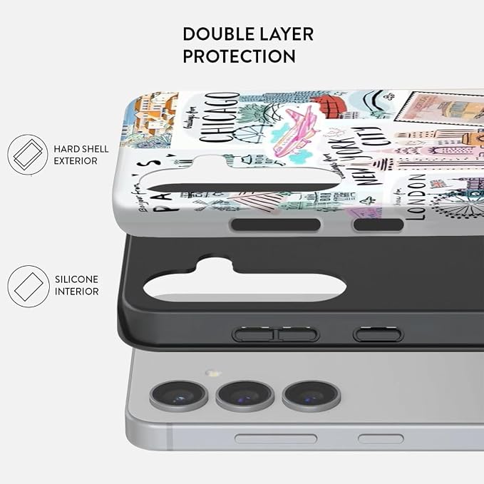 Compatible for Samsung Galaxy A36 5G Case, Dual Layer Heavy Duty 2 in 1 - Image 2