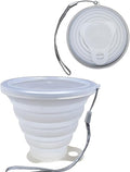 Silicone Collapsible Cups for Camping Travel, Small Portable Backpacking by INTATIKOO