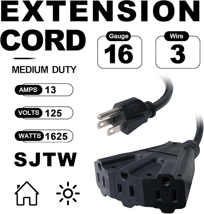 EP 15 Ft Outdoor Extension Cord - Image 2