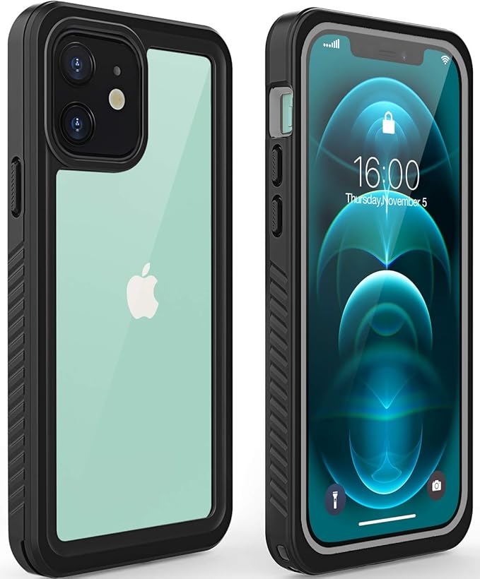 Diverbox for iPhone 12 Waterproof Case, Waterproof Shockproof Dustproof IP68 by Diverbox