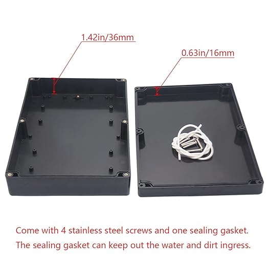 Project Box IP65 Waterproof Junction Box ABS Plastic Electrical Boxes DIY - Image 4
