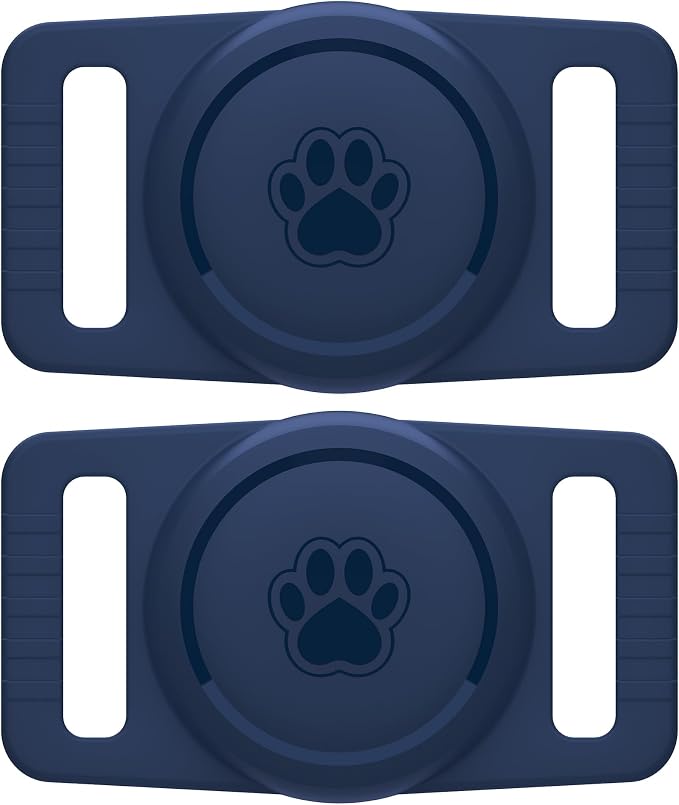 GOCII for Airtag Dog Collar Holder 2 Pack, Waterproof Dog Collar Holder for by GOCII