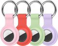 Compatible with AirTag Holder Case Keychain 4 Pack, by HATALKIN