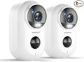 ZUMIMALL Security Cameras Wireless Outdoor, 2 Packs, 2K Cameras by ZUMIMALL