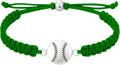 Sportybella - Baseball Bracelet, Baseball Jewelry, Adjustable Braided Baseball by Sportybella