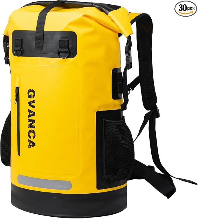 Waterproof Dry Bag Backpack for Kayaking, Roll Top Kayak Dry Backpack, Floating by GVANCA