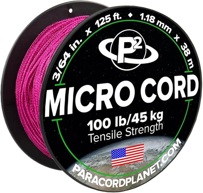 Paracord Planet Micro Paracord – Thin Braided Cord by ParacordPlanet