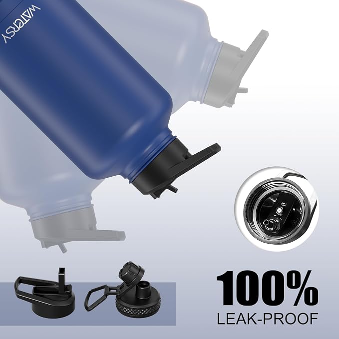 64oz Insulated Water Bottle, BPA Free&Leak Proof, Half Gallon Stainless Steel - Image 5