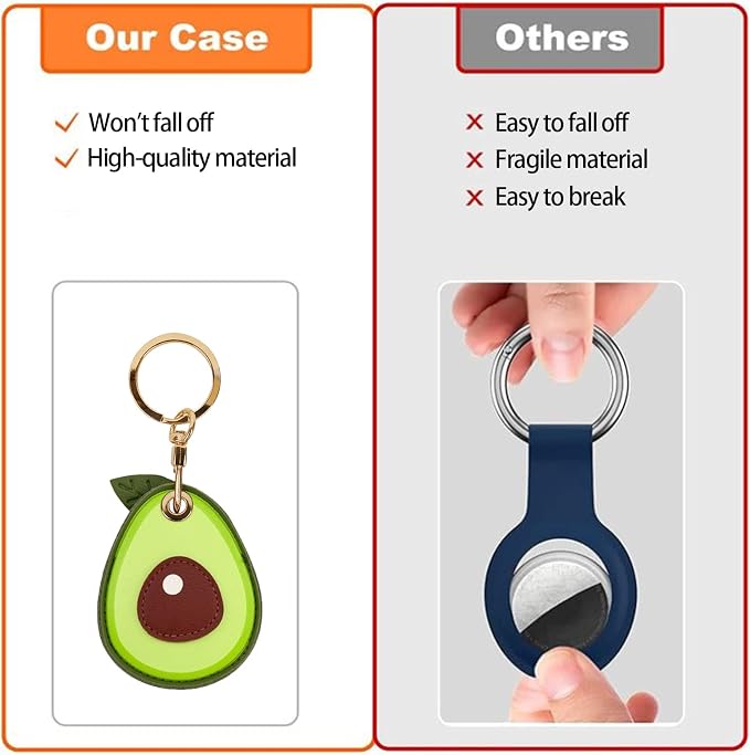 Leather Keychain Case Holder Compatible - Image 7