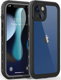 for iPhone 13 Mini Case Waterproof Shockproof Dustproof Full-Body Sturdy by Dewfoam