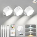 LED Wall Mounted Lights, Rechargeable Wall Sconces by AMETHEUS