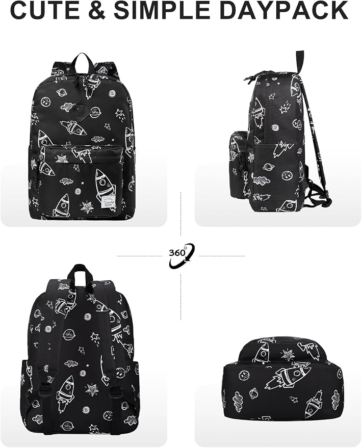 VASCHY Backpack for School, Lightweight Water Resistant Bookbag Casual Daypack - Image 6