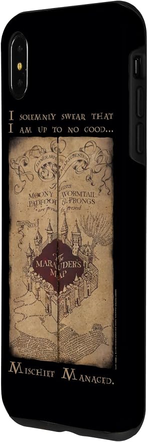 iPhone XS Max Harry Potter Marauder's Map Words Case - Image 2