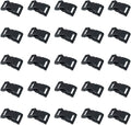 Black Plastic Side Release Buckles by ParacordPlanet