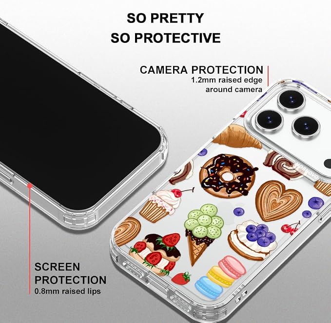 MOSNOVO for iPhone 17 Pro Case, Shockproof Military-Grade Protection 6.6ft Drop - Image 4