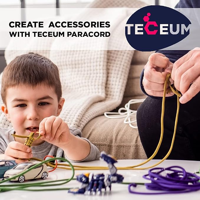 TECEUM 5/32" Paracord Rope 1000 – 1000ft / 200ft / 100ft / 50ft – Tactical - Image 7