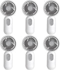 Mini Portable Fan 6 Pack, Cute Handheld Battery Operated Lightweight Small by JODNO