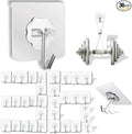 DDMY 36 Pack Heavy Duty Hooks Self Adhesive Large Hooks by DDMY