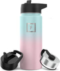IRON °FLASK Camping & Hiking Hydration Flask - 18 oz Bubble Gum by IronFlask