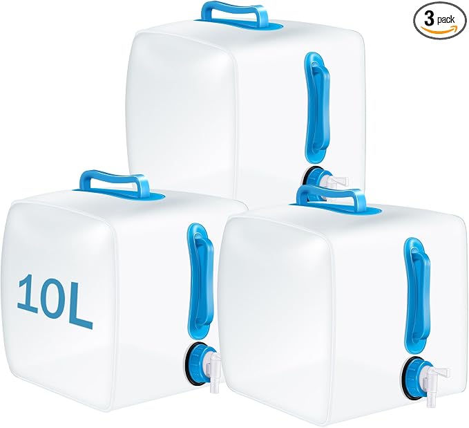 Reallnaive 3 Pack Collapsible Water Container by Unknown