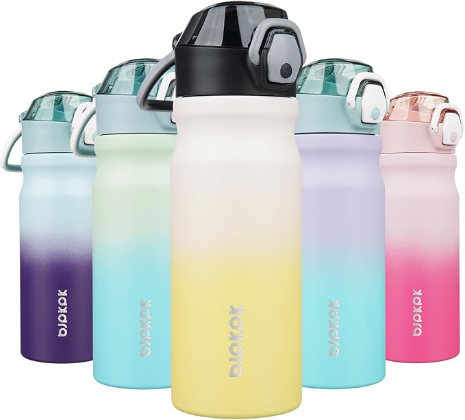 BJPKPK Insulated Water Bottle 18oz Stainless Steel Water Bottles by BJPKPK