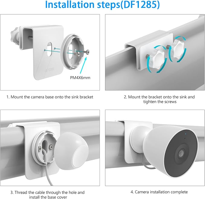 Gutter Mount for Google Nest Cam Outdoor, Security Camera Mounting Bracket No - Image 5
