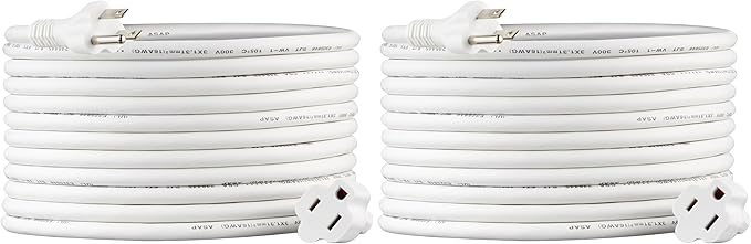 Amazon Basics Extension Cord, 13 Amps, 20 Foot by AmazonBasics