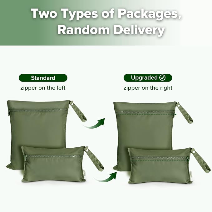 haakaa Waterproof Wet Bags for Baby Wet Dry Bags for Cloth Diaper, Swimsuit & - Image 6