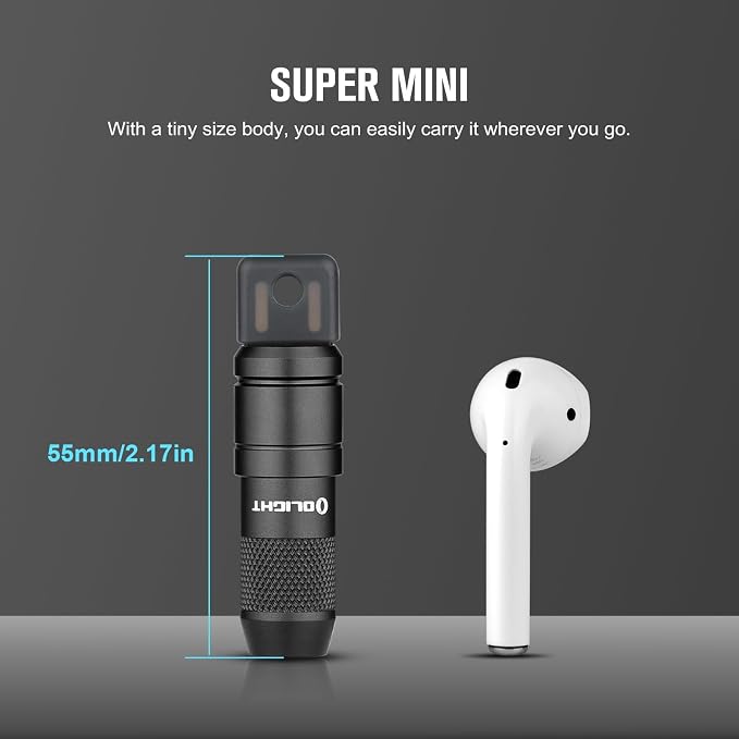 OLIGHT 2 Pack IMINI 2 EDC Rechargeable Keychain Flashlight, 50 Lumens Compact - Image 6
