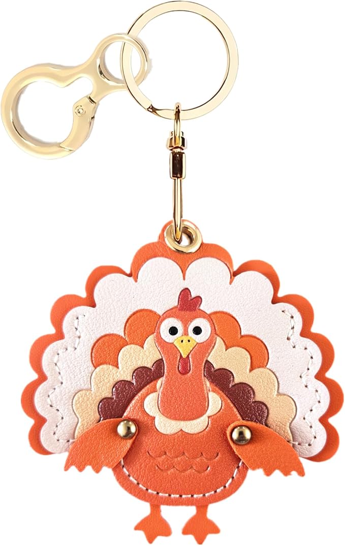 BORKUANA Leather Keychain Holder Case Compatible by BORKUANA