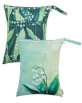 ALVABABY 2pcs Cloth Diaper Wet Dry Bags Waterproof Reusable by ALVABABY