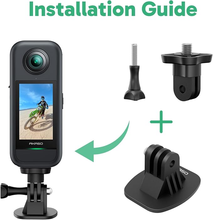 AKASO Adhesive Mount Kit Helmet Sticky Mount Accessory Kit - Image 3