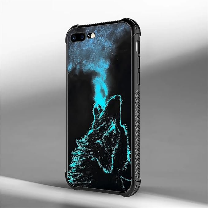 for iPhone 7 Plus/8 Plus Case, Soft Silicone Hard Acrylic Shock Protection - Image 5