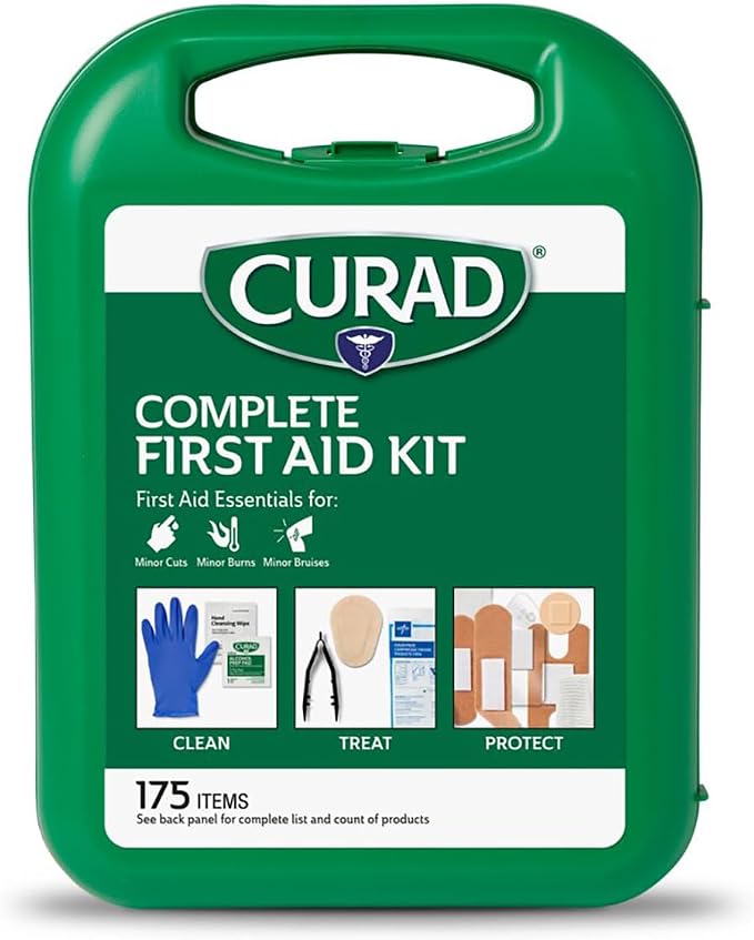 CURAD 175-Piece Complete First Aid Kit in Reusable Case by Curad