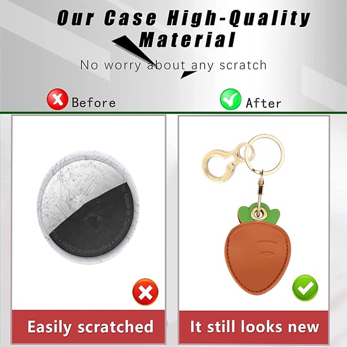 Leather Keychain Holder Case Compatible - Image 4