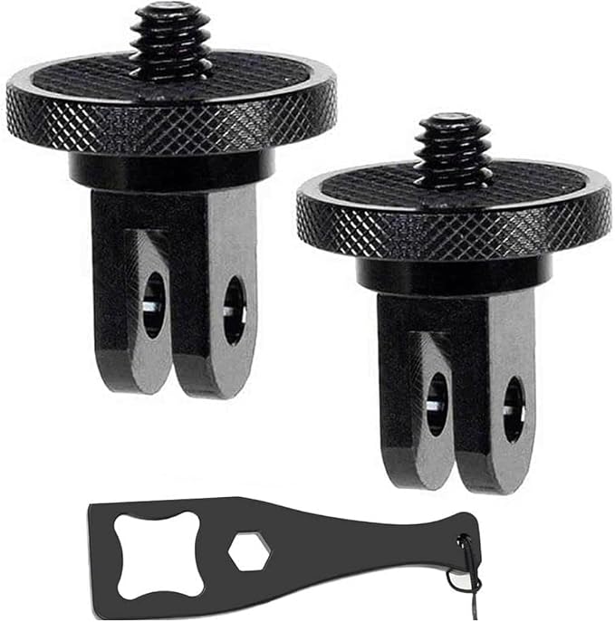 Aluminum Camera Tripod Adapter 1/4"-20 Conversion Adapter Mounts Compatible by duwuzest