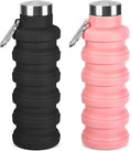 Collapsible Water Bottles 17oz, Portable Leak-Proof Travel Water Bottle by Sitanflex