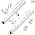 ASOKO Under Cabinet Led Lighting, 12 Inch Light Strip Bar, Daylight White 5000K by ASOKO