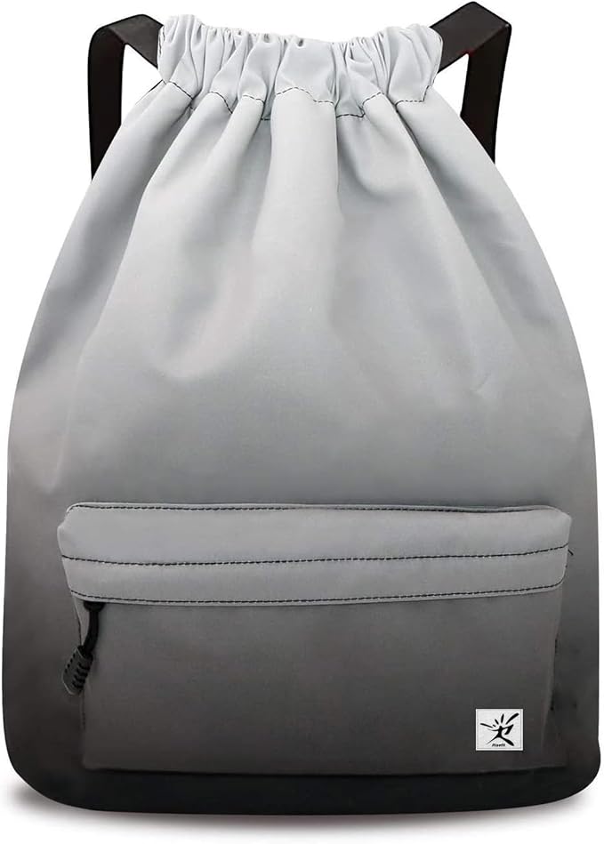 Waterproof Drawstring Bag, Gym Bag Sackpack Sports Beach Backpack by Risefit