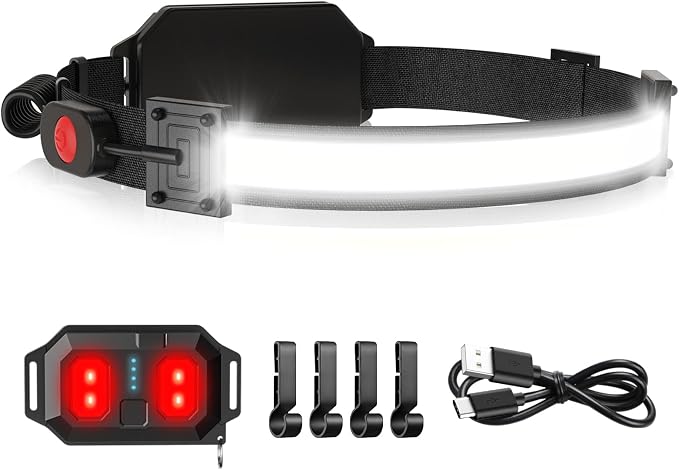 LED Headlamp USB Rechargeable 1000Lumen 230° Wide-Beam LED Headlight by Spriak%E5%93%81%E7%89%8C%E6%97%97%E8%88%B0%E5%BA%97